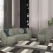 Jogo Sofa 240 cm 3 Lug E Poltrona 1 Lug Passion TCE 1026 Linho Moll