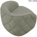 Jogo Sofa 240 cm 3 Lug E Poltrona 1 Lug Passion TCE 1026 Linho Moll