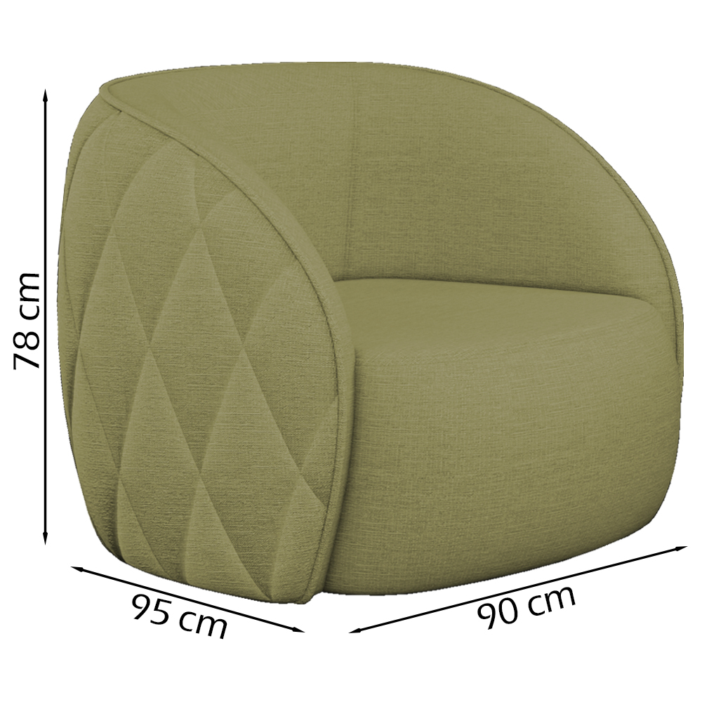 Jogo Sofa 240 cm 3 Lug E Poltrona 1 Lug Passion TCE 1027 Linho Moll