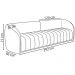 Jogo Sofa 292 cm 4 Lug E Poltrona 1 Lug Memphis TCE 1000 Boucle Moll