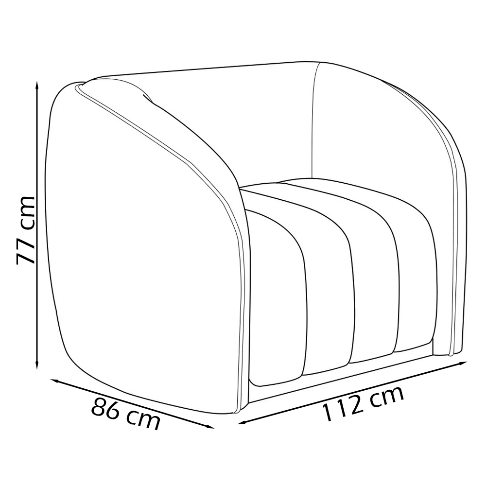 Jogo Sofa 292 cm 4 Lug E Poltrona 1 Lug Memphis TCE 1000 Boucle Moll