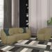 Jogo Sofa 318 cm 4 Lug E Poltrona 1 Lug Passion TCE 1025 Linho Moll