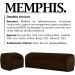 Jogo Sofa 332 cm 4 Lug E Poltrona 1 Lug Memphis TCS 721 Corano Moll
