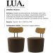 Kit 2 Poltronas Decorativas Lua Veludo SL 942 Moll