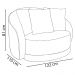 Kit 2 Poltronas Decorativas Pes Madeira Maly Corano TCS 724 Moll