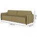 Kit Sofa 168 cm E Poltrona Decorativa Encanto Linho TCE 1025 Moll