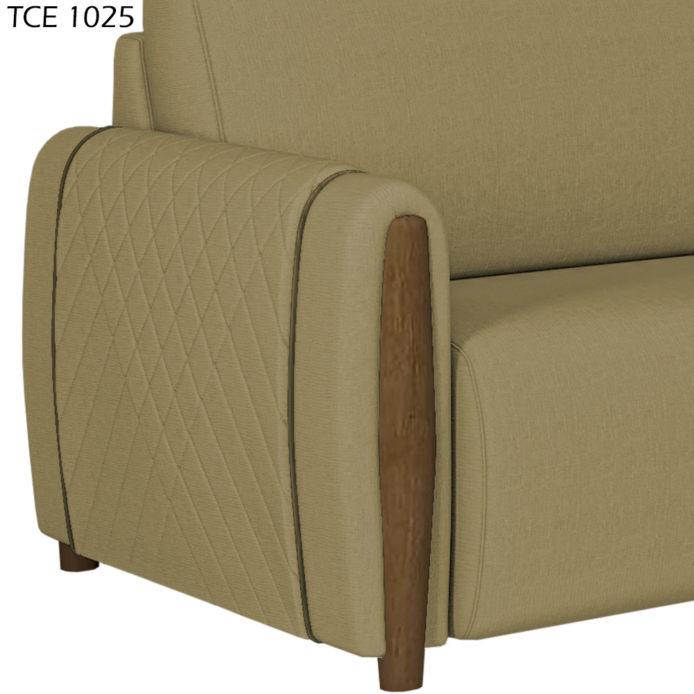 Kit Sofa 168 cm E Poltrona Decorativa Encanto Linho TCE 1025 Moll