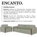 Kit Sofa 168 cm E Poltrona Decorativa Encanto Linho TCE 1026 Moll