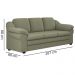 Kit Sofa 2 E 3 Lugares Dallas Linho TCE 1026 Moll