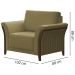 Kit Sofa 222 cm E Poltrona Decorativa Royalle Linho TCE 1025 Moll