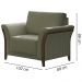Kit Sofa 222 cm E Poltrona Decorativa Royalle Linho TCE 1026 Moll