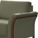 Kit Sofa 222 cm E Poltrona Decorativa Royalle Linho TCE 1026 Moll