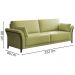 Kit Sofa 222 cm E Poltrona Decorativa Royalle Linho TCE 1027 Moll