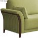 Kit Sofa 222 cm E Poltrona Decorativa Royalle Linho TCE 1027 Moll
