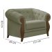 Kit Sofa e Poltrona Decorativa Murano Veludo SL 940 Moll