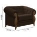 Kit Sofa e Poltrona Decorativa Murano Veludo SL 942 Moll