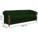 Kit Sofa e Poltrona Decorativa Murano Veludo SL 947 Moll