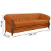 Kit Sofa e Poltrona Decorativa Murano Veludo SL 953 Moll