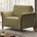 Poltrona Decorativa Base Em Madeira Royalle TCE 1027 Moll