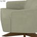 Poltrona Decorativa Base Giratoria Em Madeira Dakota SL 940 Moll