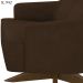 Poltrona Decorativa Base Giratoria Em Madeira Dakota SL 942 Moll