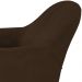 Poltrona Decorativa Base Giratoria Em Madeira Dakota SL 942 Moll