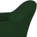 Poltrona Decorativa Base Giratoria Em Madeira Dakota SL 947 Moll
