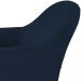 Poltrona Decorativa Base Giratoria Em Madeira Dakota SL 948 Moll