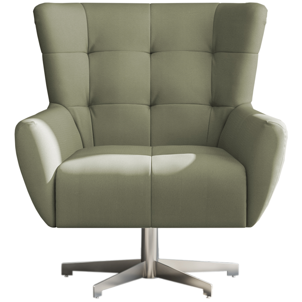 Poltrona Decorativa Base Giratoria Keoma SL 940 Moll