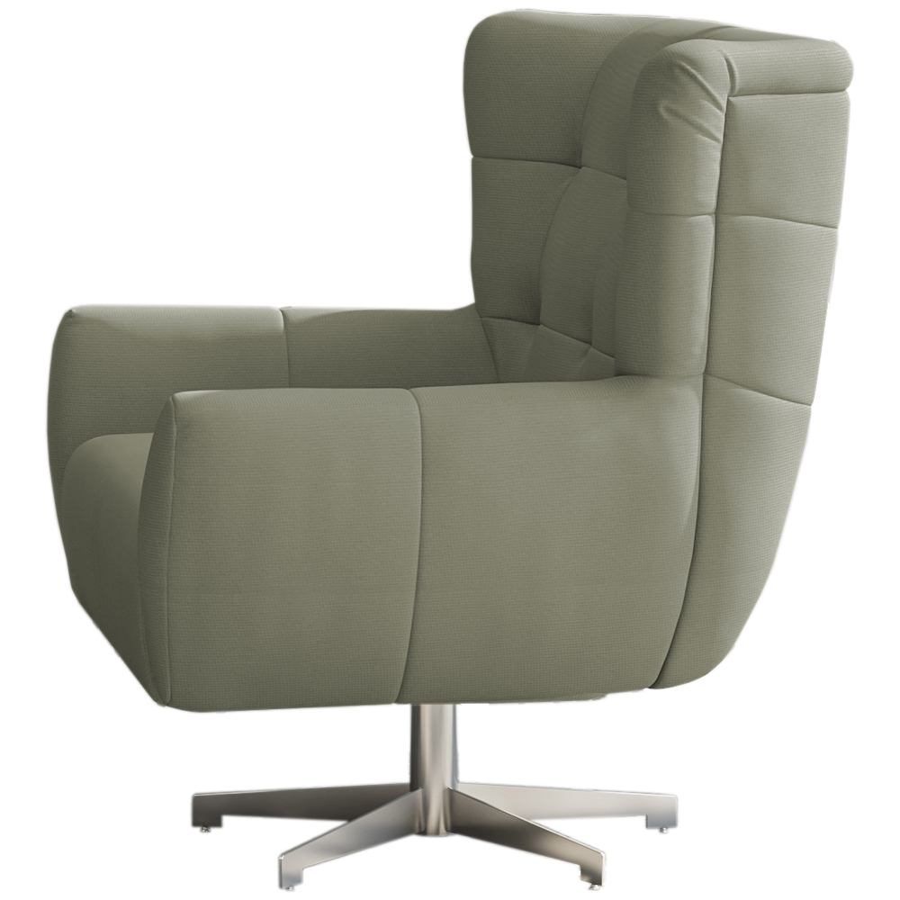 Poltrona Decorativa Base Giratoria Keoma SL 940 Moll