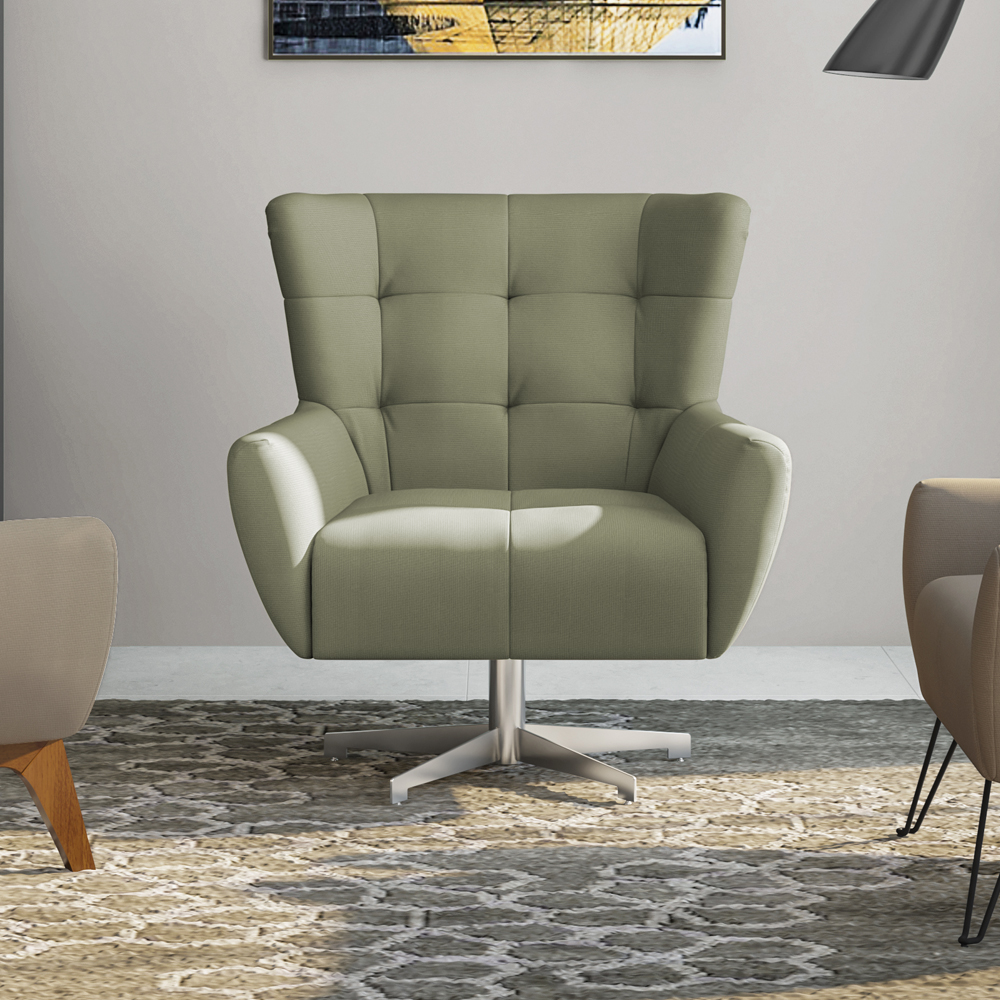Poltrona Decorativa Base Giratoria Keoma SL 940 Moll