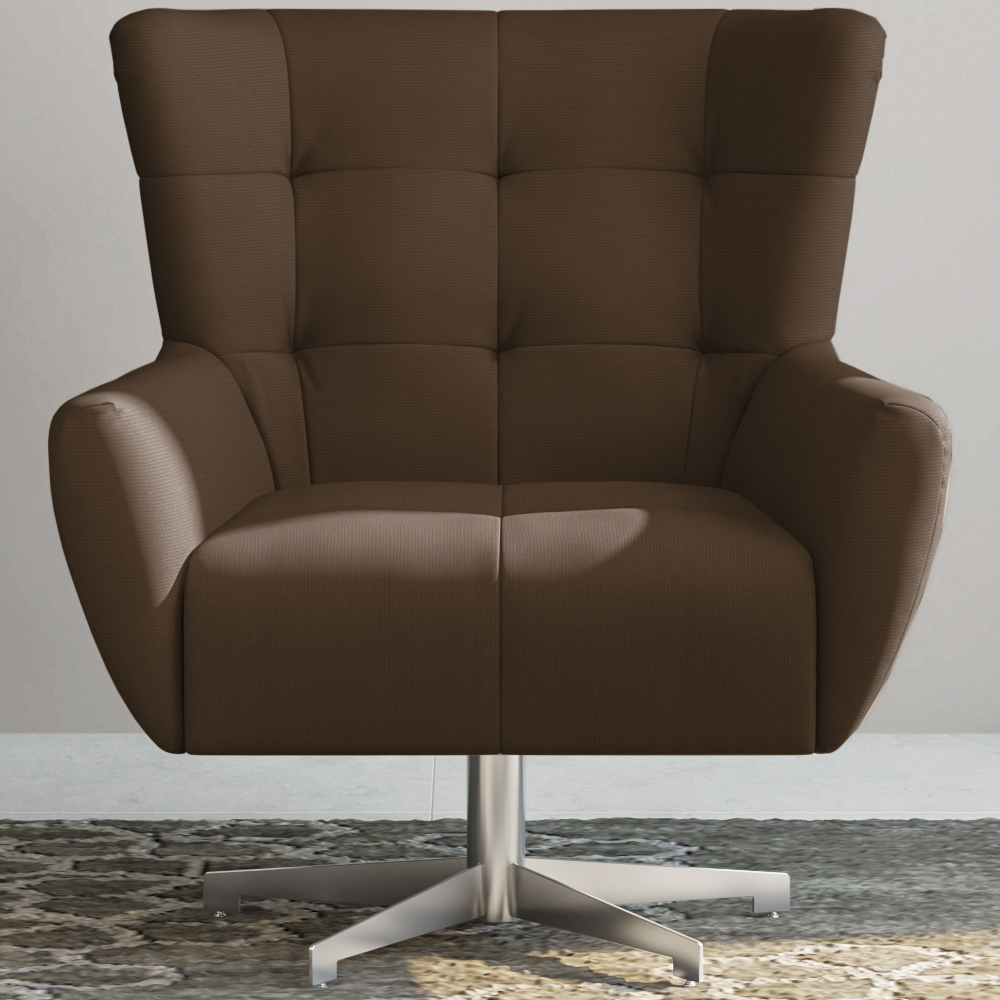 Poltrona Decorativa Base Giratoria Keoma SL 942 Moll