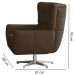 Poltrona Decorativa Base Giratoria Keoma SL 942 Moll