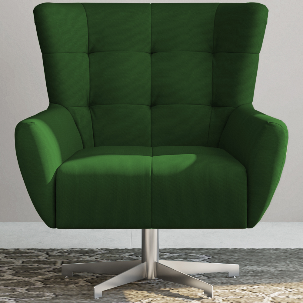 Poltrona Decorativa Base Giratoria Keoma SL 947 Moll