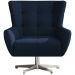 Poltrona Decorativa Base Giratoria Keoma SL 948 Moll