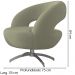 Poltrona Decorativa Base Giratoria Onix SL 940 Moll