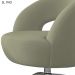 Poltrona Decorativa Base Giratoria Onix SL 940 Moll