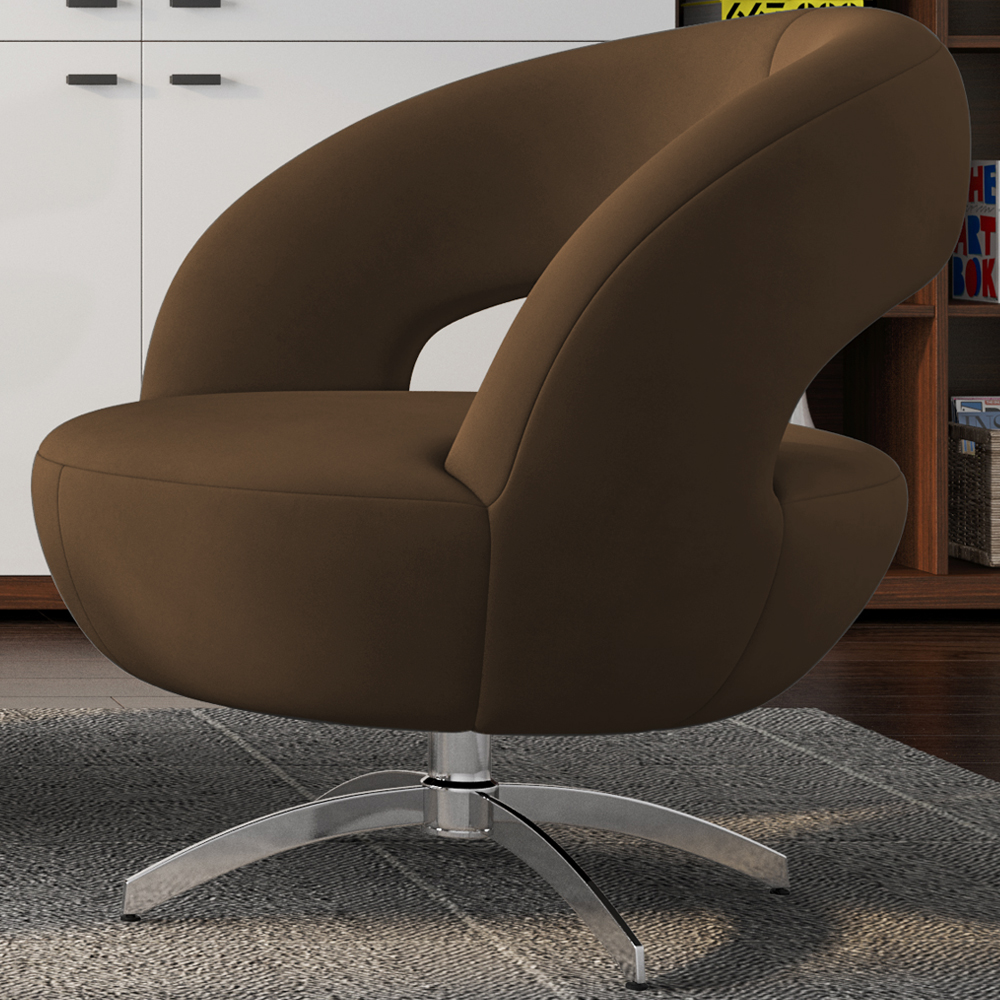 Poltrona Decorativa Base Giratoria Onix SL 942 Moll