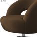 Poltrona Decorativa Base Giratoria Onix SL 942 Moll