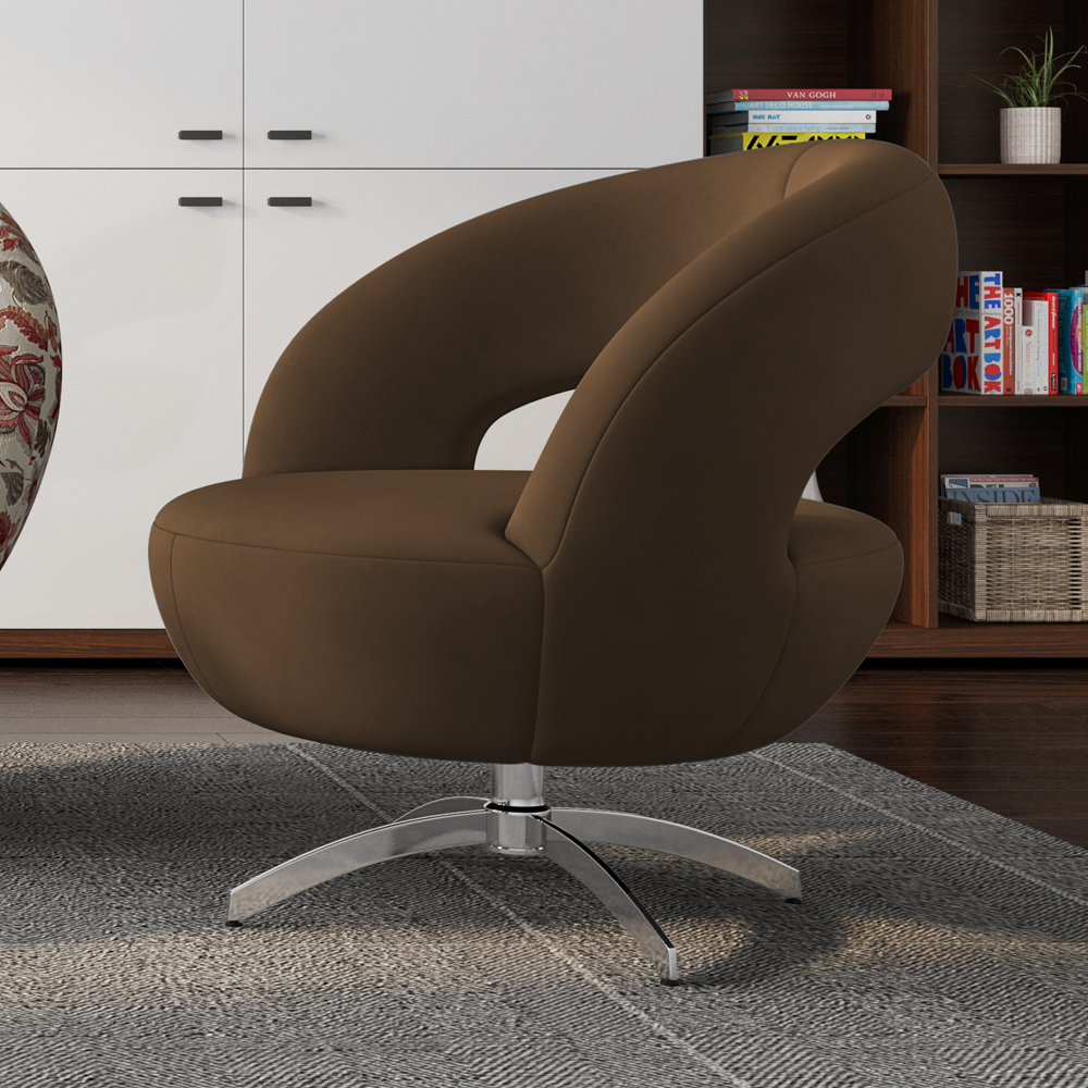 Poltrona Decorativa Base Giratoria Onix SL 942 Moll