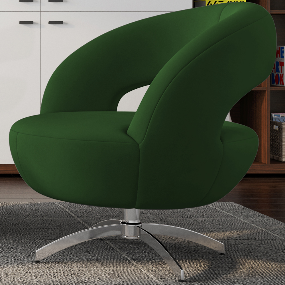 Poltrona Decorativa Base Giratoria Onix SL 947 Moll