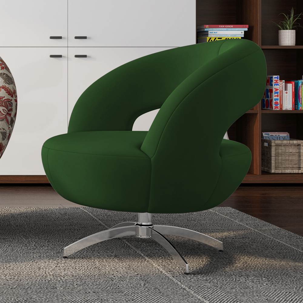 Poltrona Decorativa Base Giratoria Onix SL 947 Moll
