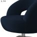 Poltrona Decorativa Base Giratoria Onix SL 948 Moll