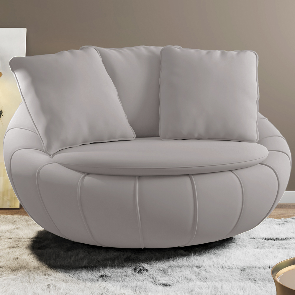 Poltrona Decorativa Base Giratoria Zafira SL 940 Moll