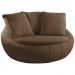Poltrona Decorativa Base Giratoria Zafira SL 942 Moll