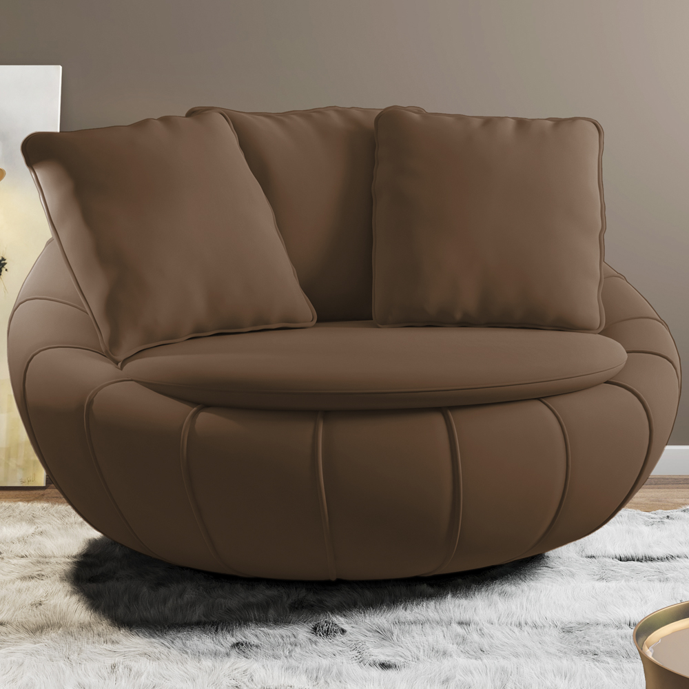 Poltrona Decorativa Base Giratoria Zafira SL 942 Moll