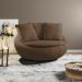 Poltrona Decorativa Base Giratoria Zafira SL 942 Moll