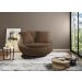 Poltrona Decorativa Base Giratoria Zafira SL 942 Moll