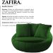 Poltrona Decorativa Base Giratoria Zafira SL 947 Moll