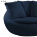 Poltrona Decorativa Base Giratoria Zafira SL 948 Moll